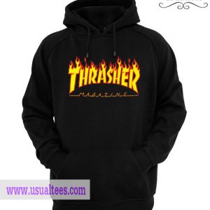 Thrasher Fire Yellow Hoodie