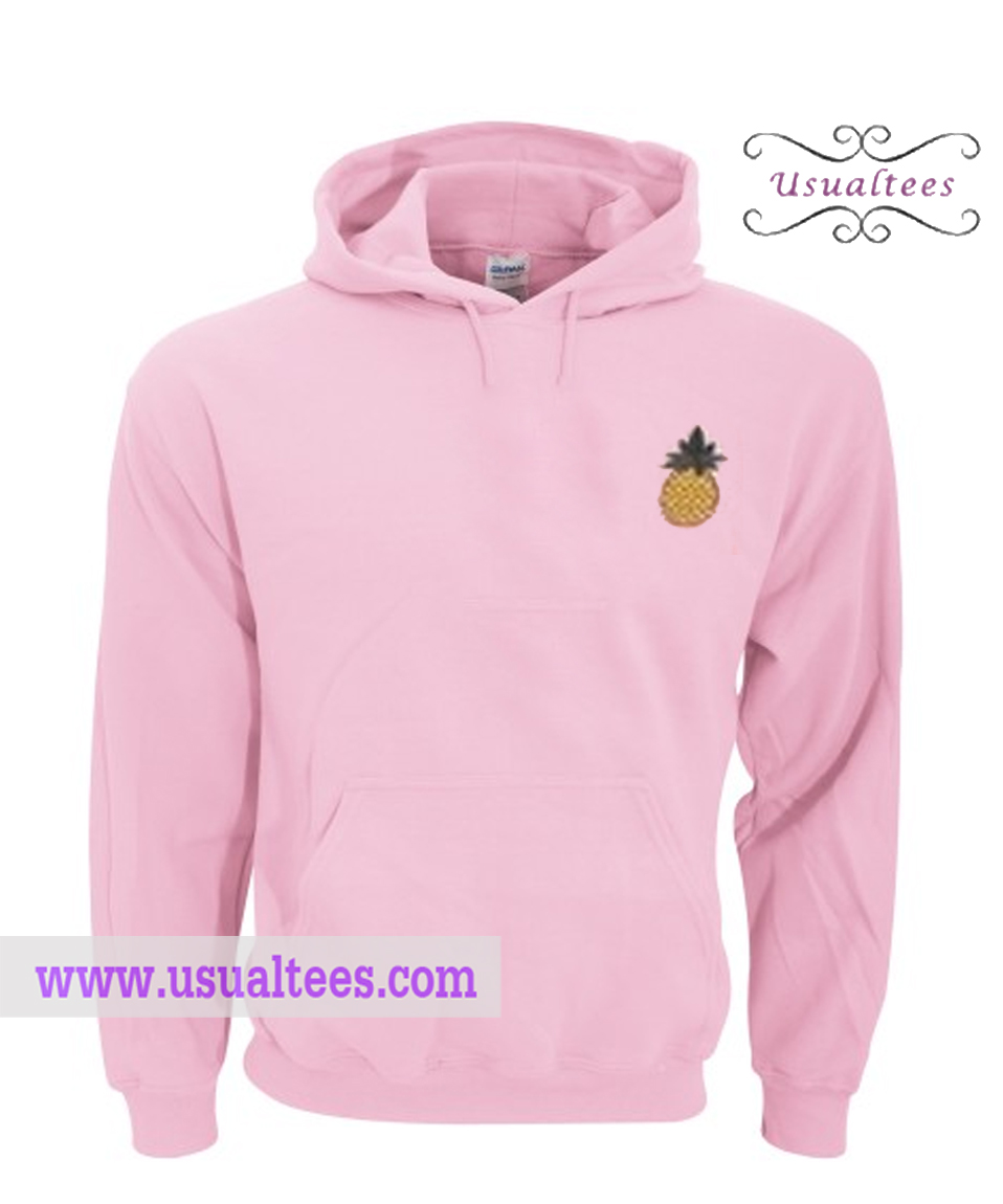 pink pineapple hoodie