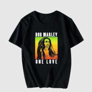 Posters Bob Marley One Love Gradient T Shirt AA